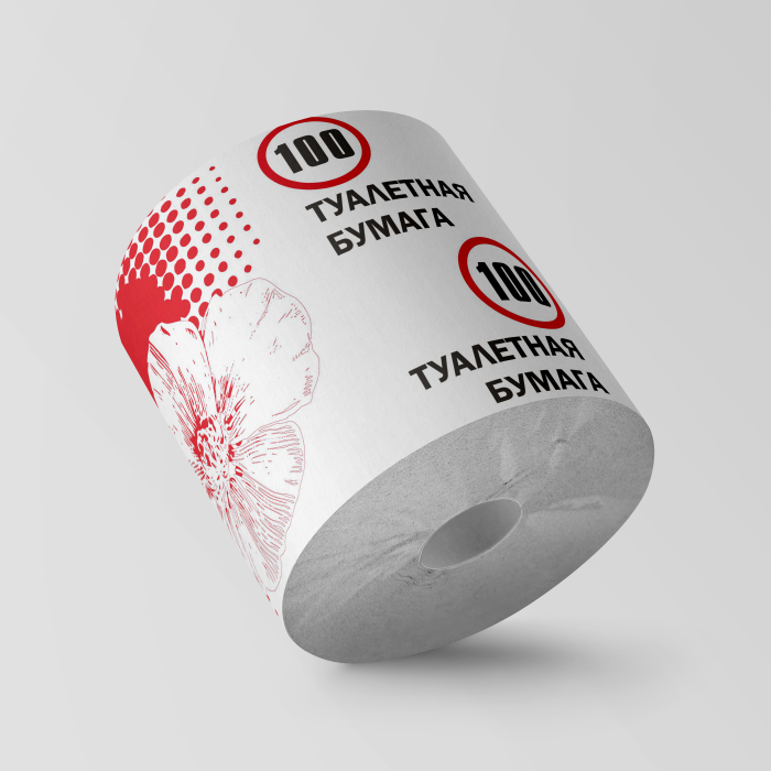 Туалетная бумага Крым 100 с втулкой