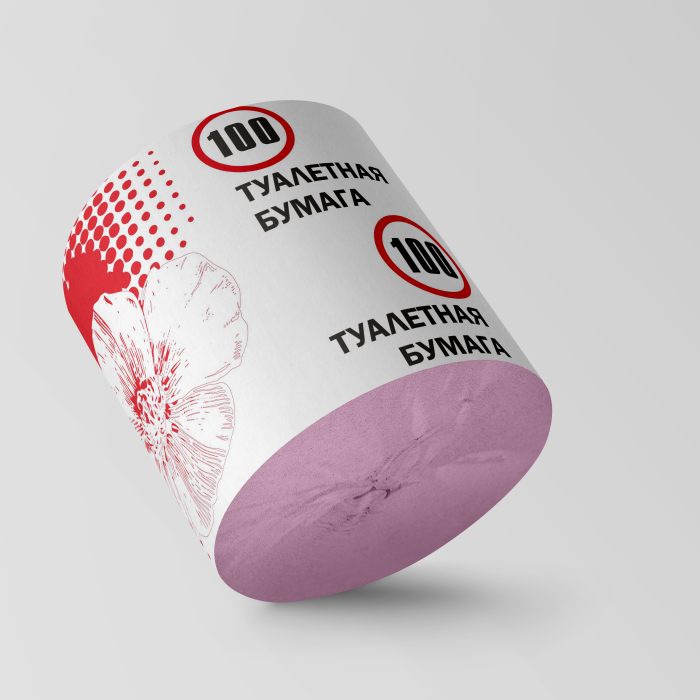 Туалетная бумага Крым 100 розовый